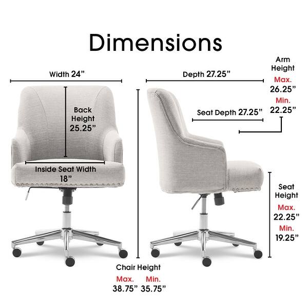 Serta Leighton Home Office Chair Overstock 15924371