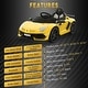 preview thumbnail 11 of 27, Ride On Car for Kids 12V Lamborghini Licensed Sports Car with Control