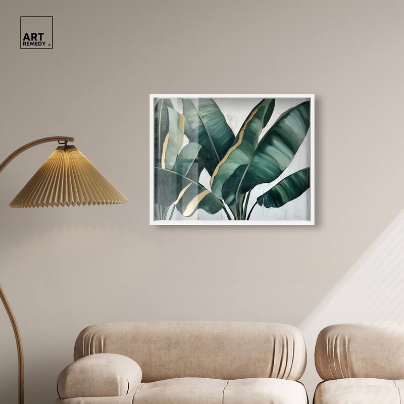 Jungle Jewel Jade I Shadowbox by Art Remedy