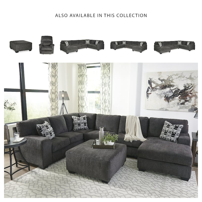 Ballinasloe Oversized Ottoman - Smoke