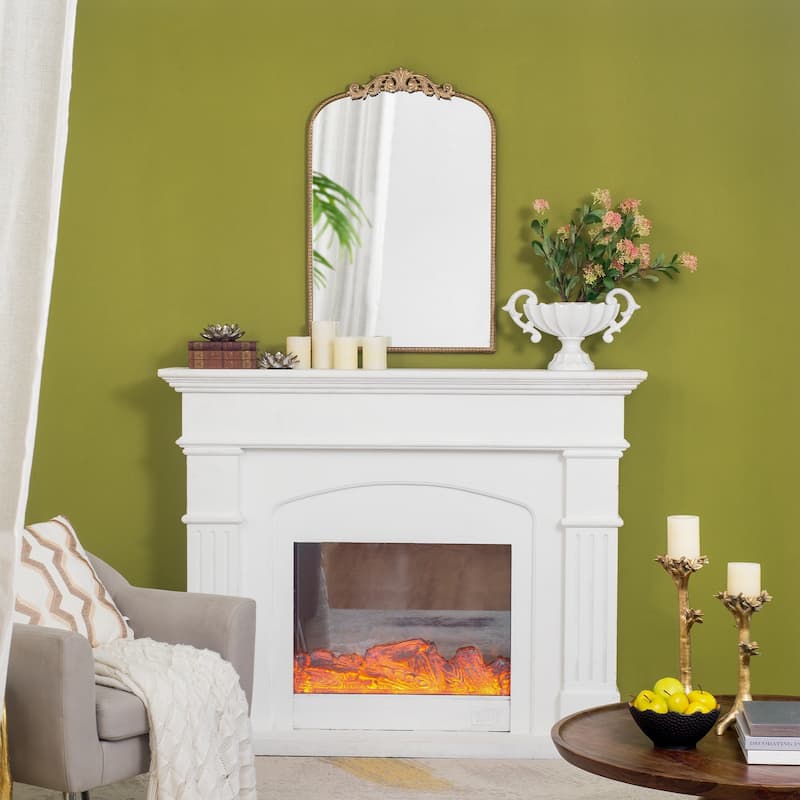 24" x 36" Baroque Inspired Arch Mirror