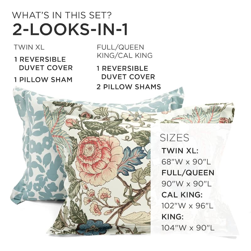 Lush Decor Sydney Duvet Cover