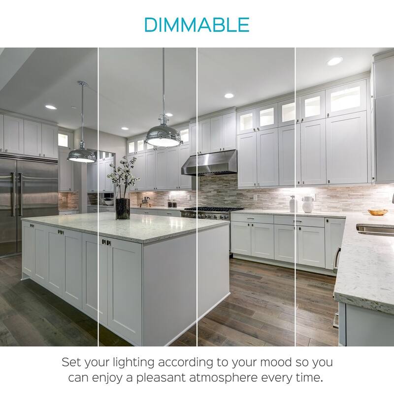 Luxrite BR30 LED Flood Light Bulb Dimmable 650 Lumens 9W=65W E26 Base Energy Star UL Listed Damp Rated 12-Pack