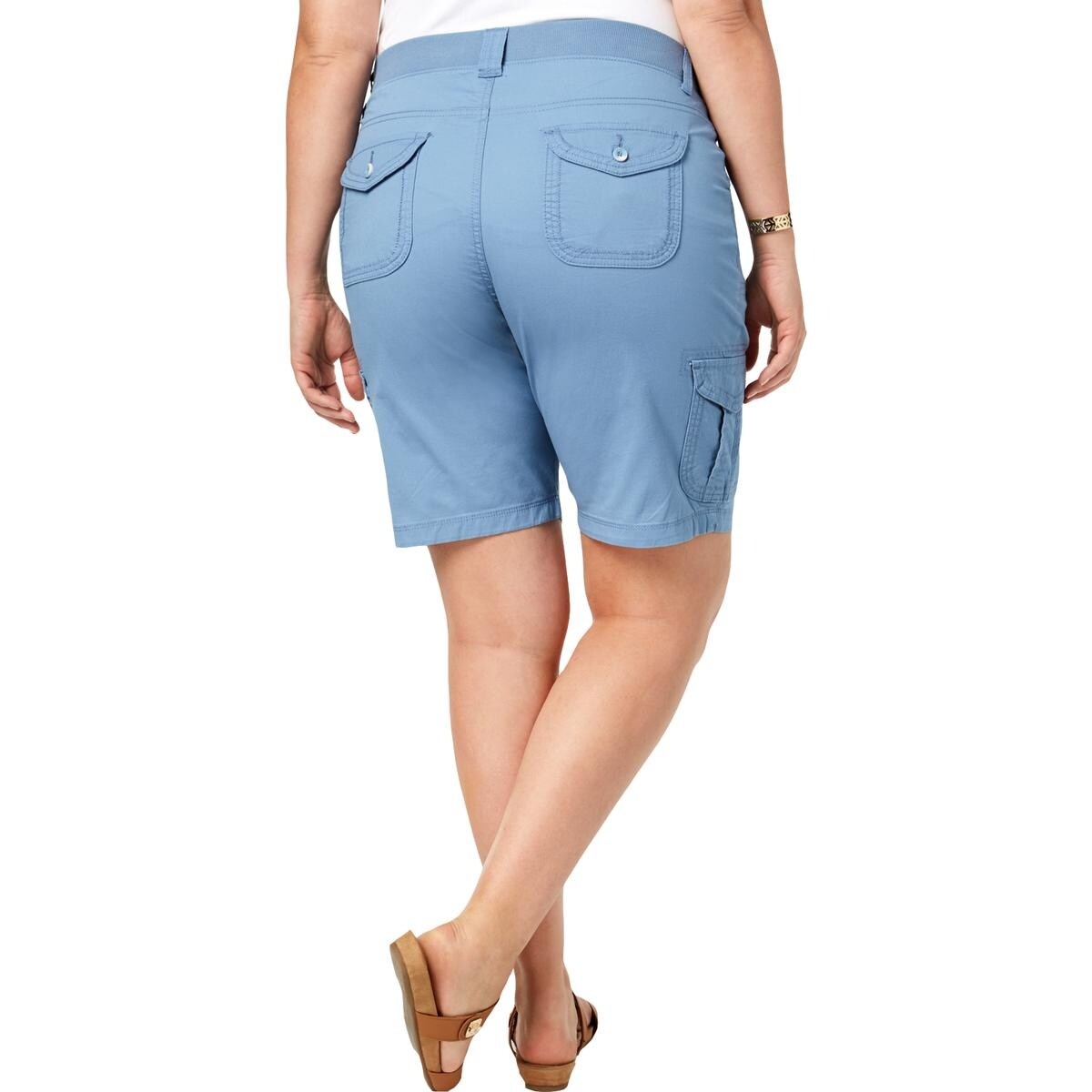 women's lee relaxed fit cargo shorts