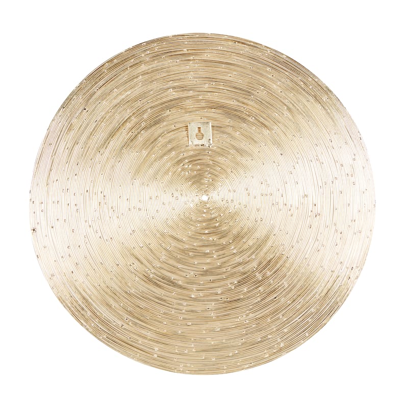 Metal Plate Radial Wall Decor - Set of 3 Brown - Roche River Decor