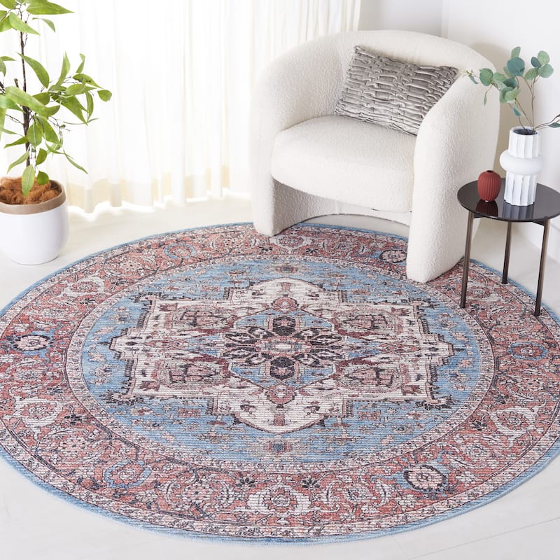 SAFAVIEH Riviera Machine Washable Vannie Slip Resistant Oriental Rug