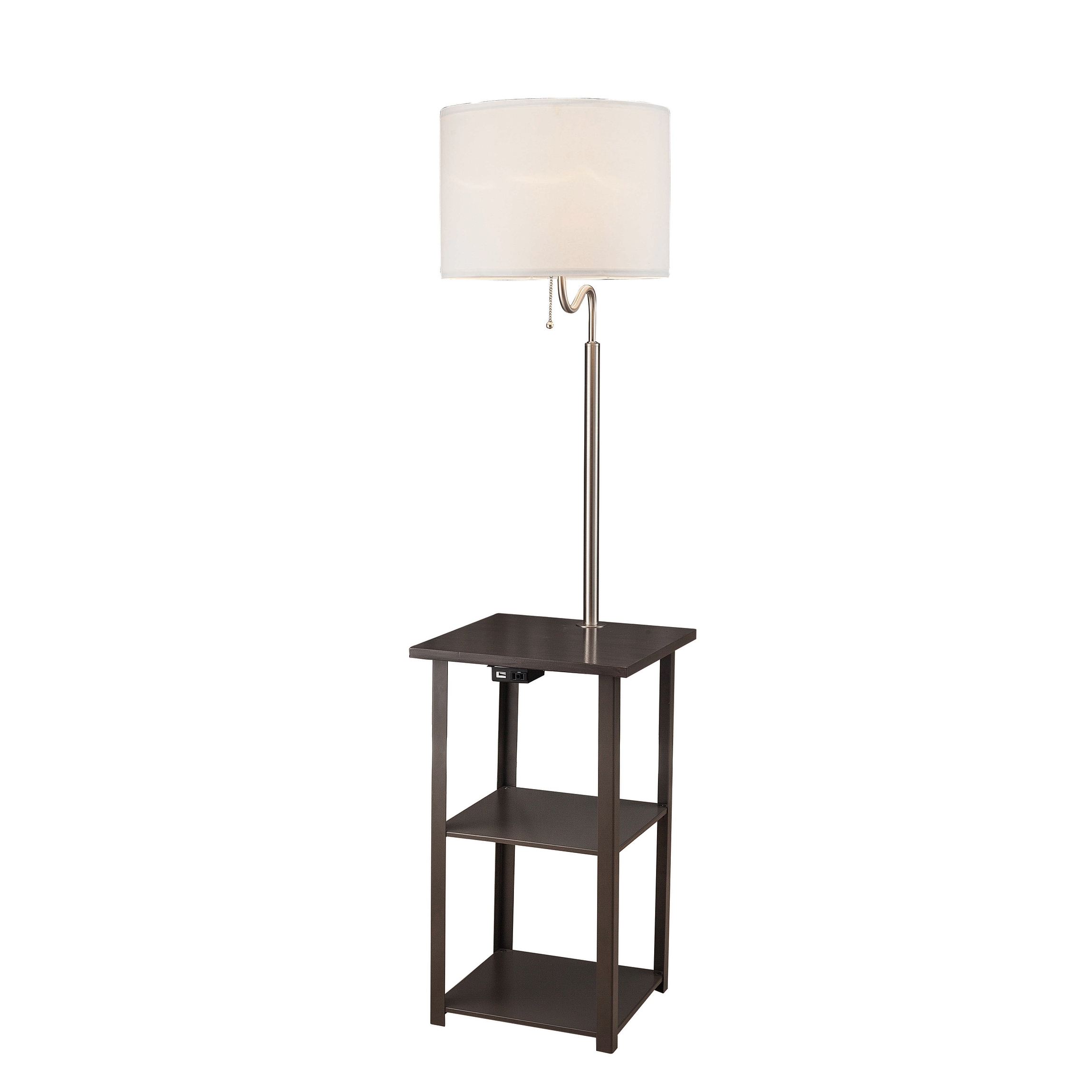 Contemporary floor lamp 2024 with table attached