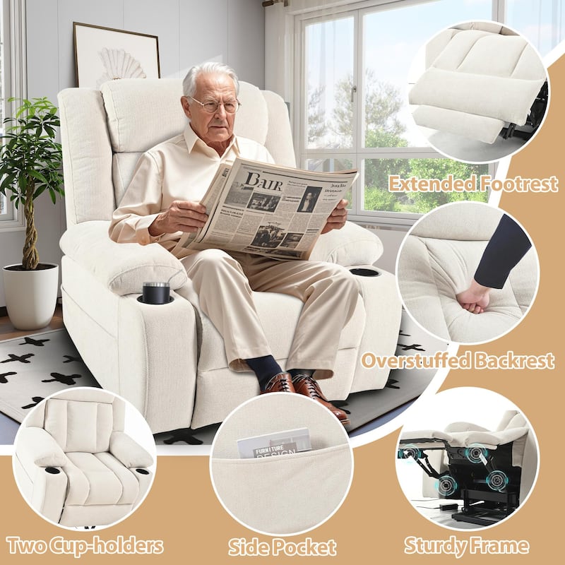 Power Lift Recliner Chair for Elderly