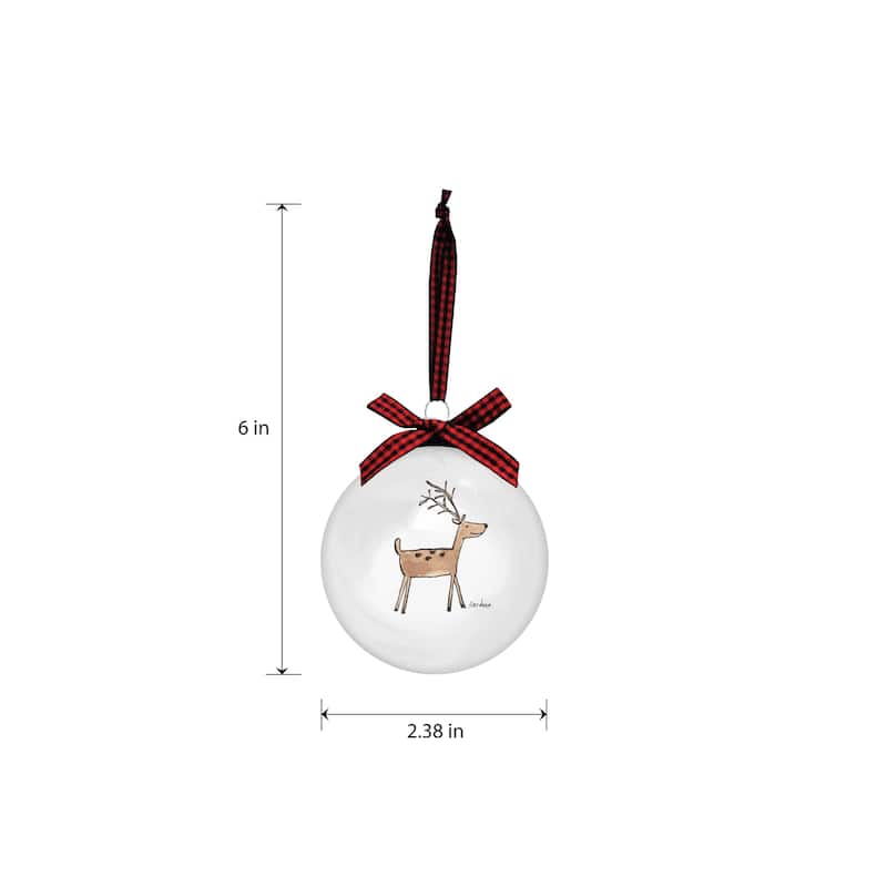 Rae Dunn Set of 12 CHRISTMAS Ornaments