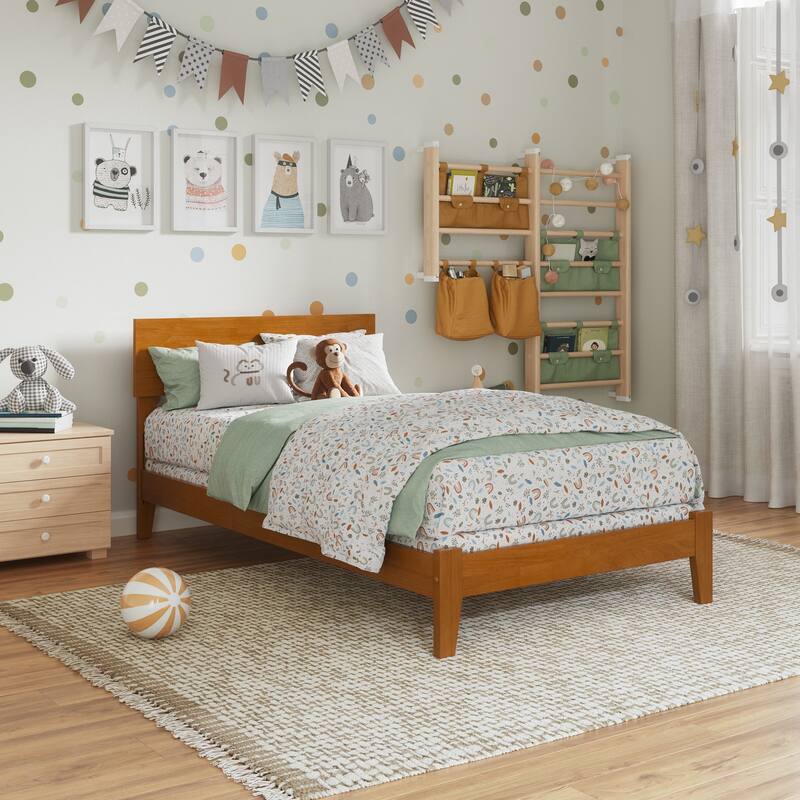 AFI Orlando Foundation Bed Frame - Light Toffee - Twin