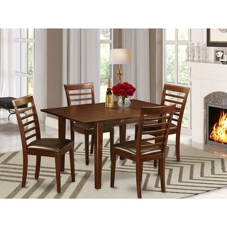 Vintage Dinette Set - 5 Piece Table & Chair Set - Rectangular Kitchen ...