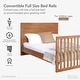 preview thumbnail 25 of 25, Evolur Convertible Crib Wooden Full-Size Bed Rail