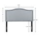 preview thumbnail 11 of 18, Madison Park Augusta Upholstered Headboard