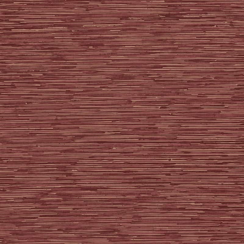 Galerie Wallcoverings TexStyle Collection Striping Effect Non-woven Metallic Wallpaper Roll - 33 feet x 21 inches - Terracotta
