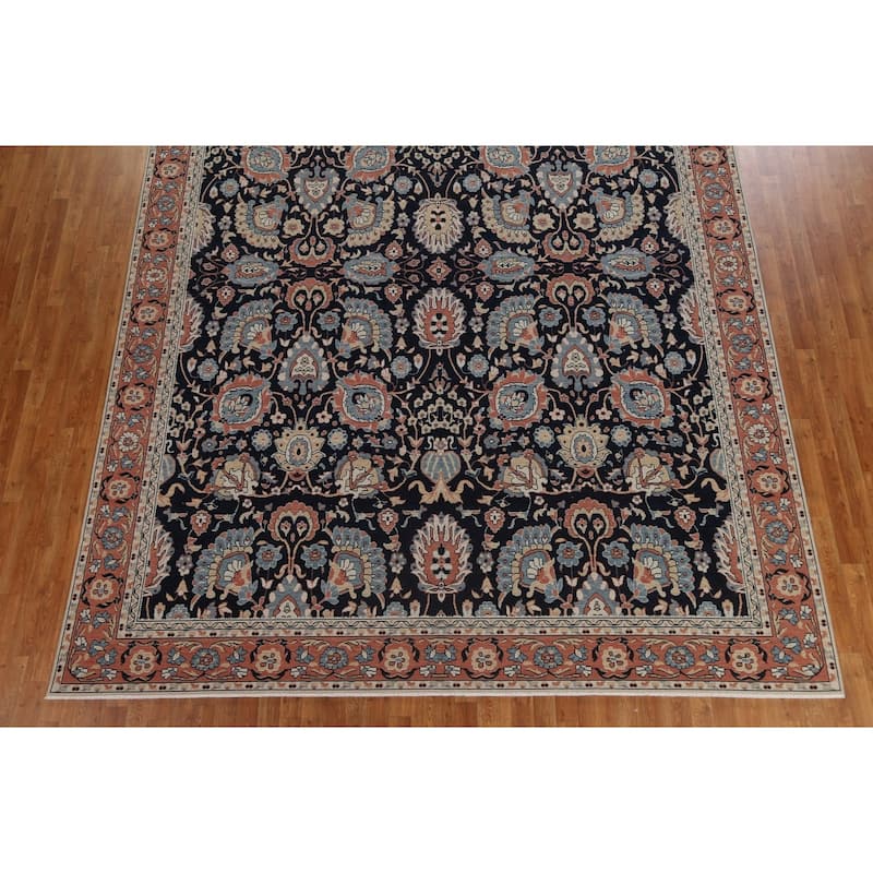 Floral Wool Sultanabad Ziegler Turkish Oriental Area Rug Hand-knotted - 9'9" x 13'0"