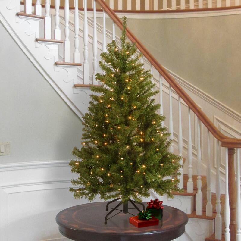 National Tree Company 4.5 ft. North Valley Pre-Lit Spruce Christmas Tree - 4.5 Foot