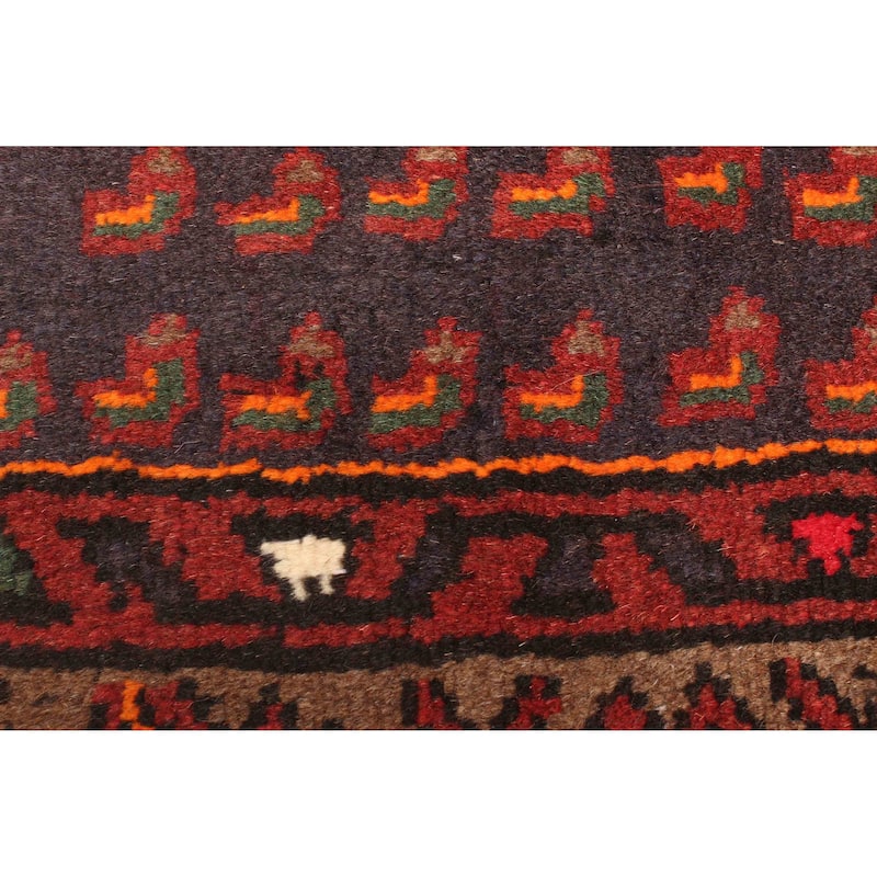 ECARPETGALLERY Hand-knotted Andelz Red Wool Rug - 4'3 x 6'8