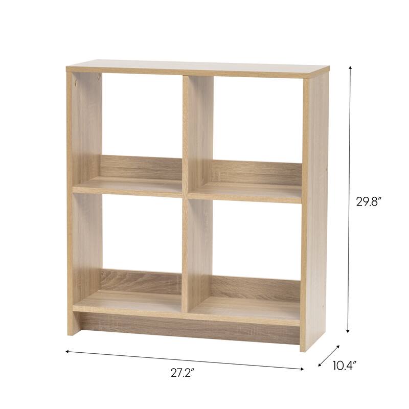 IRIS USA® 4-Cube Heavy Duty Organizer, Light Brown