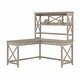 preview thumbnail 20 of 70, Key West 60W L Shaped Desk with Hutch by Bush Furniture