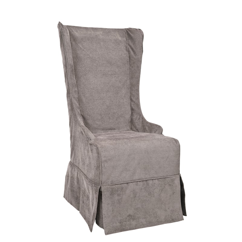 SAFAVIEH Iesha Bacall Velvet Dark Champagne Dining Chair - 24" x 28.3" x 47" - 24"Wx28"Dx47"H