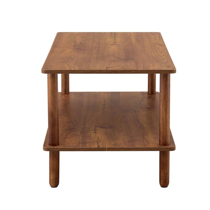 Living Room Rectangular 2-Tier Coffee Table