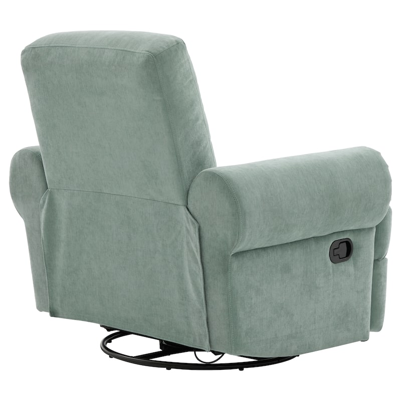 Christopher Knight Home - Thorne Chenille Swivel Recliner Rocker Chair with Adjustable Backrest