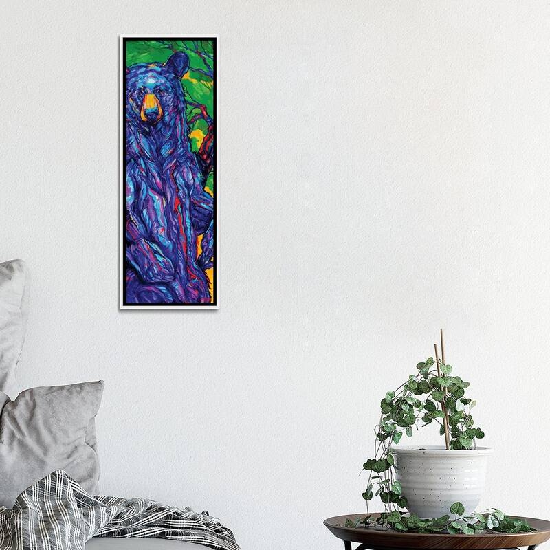 iCanvas "Guardian Bear" by Derrick Higgins Framed Canvas Print