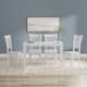 Option White Table + White Chairs