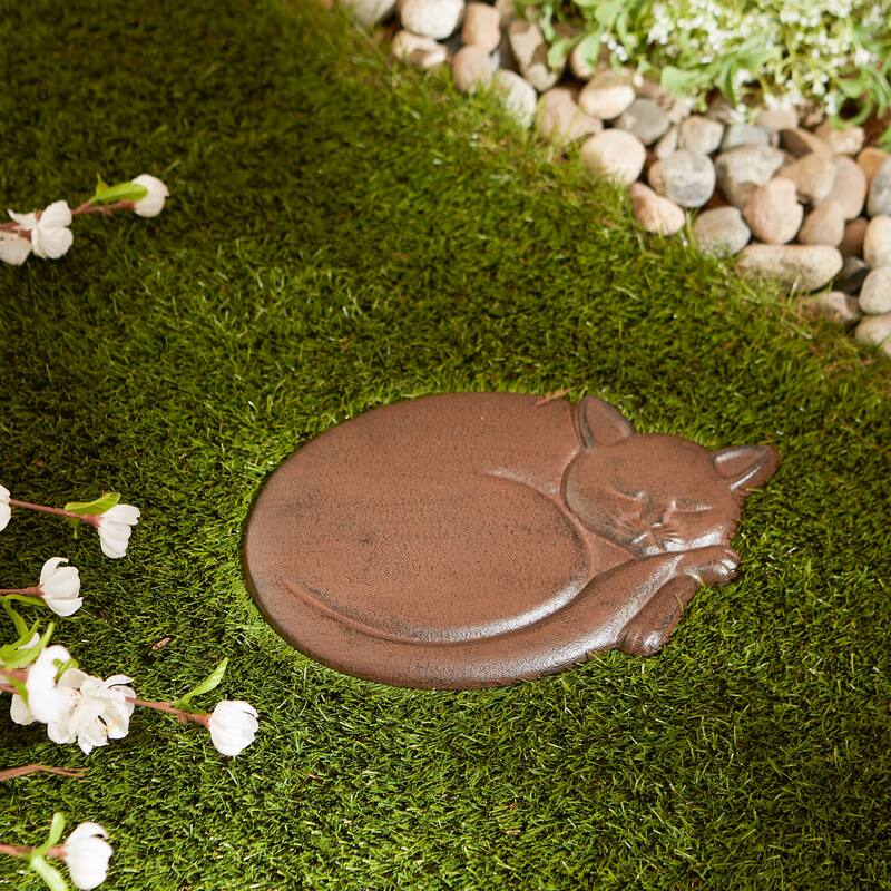 Sunflower Dot Flip Flop Stepping Stone