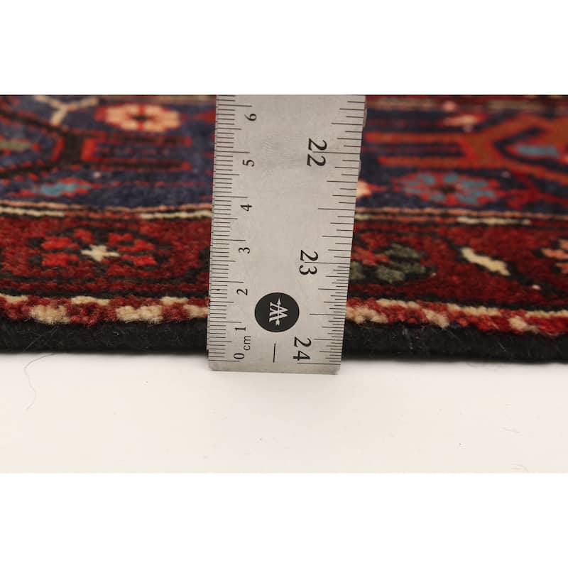 ECARPETGALLERY Hand-knotted Andelz Red Wool Rug - 3'8 x 9'10