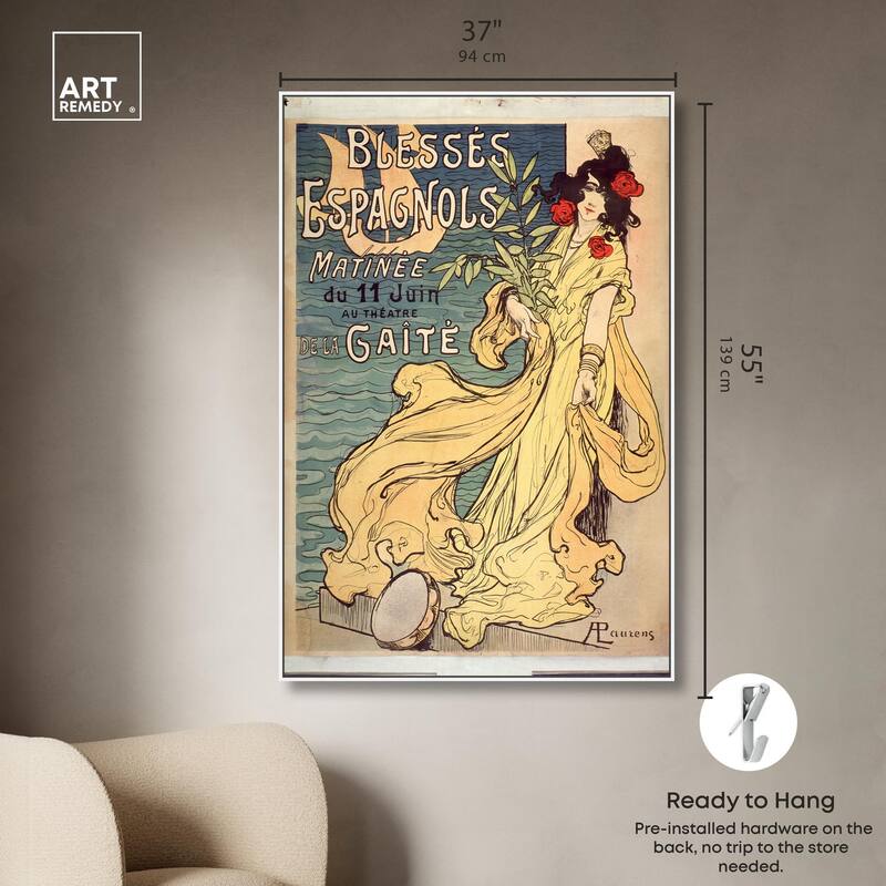 Spanish Dance Canvas by Art Remedy