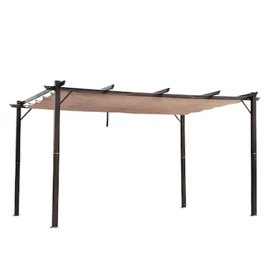 10' x 13' Outdoor Retractable Pergola Canopy