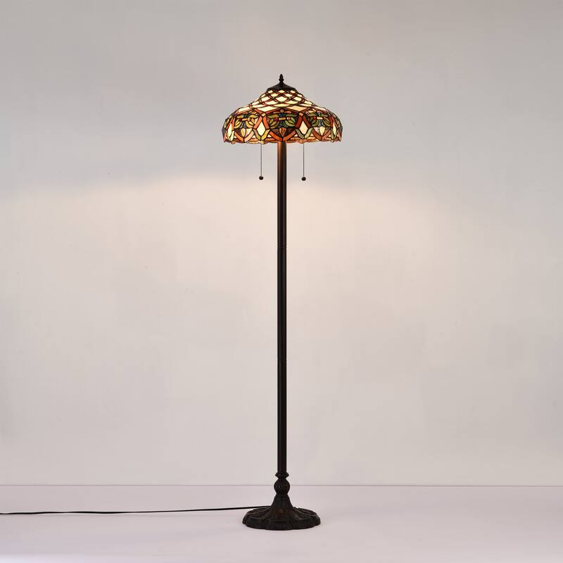Tiffany-style Ariel Floor Lamp