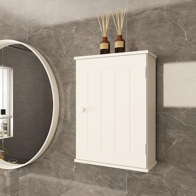 Small Bathroom Medicine Cabinet - 5.5"D x 11.8"W x 19.7"H