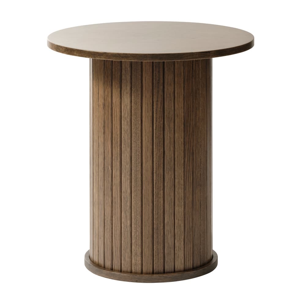 Rye Studio Nicola Mid-Century Modern Pedestal Side Table