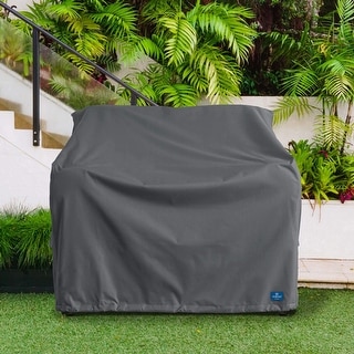 EmpireCovers StormBlock Signature Outdoor Patio Sofa Cover P3A02PMNW2 Extra Extra Large Black Ivory 