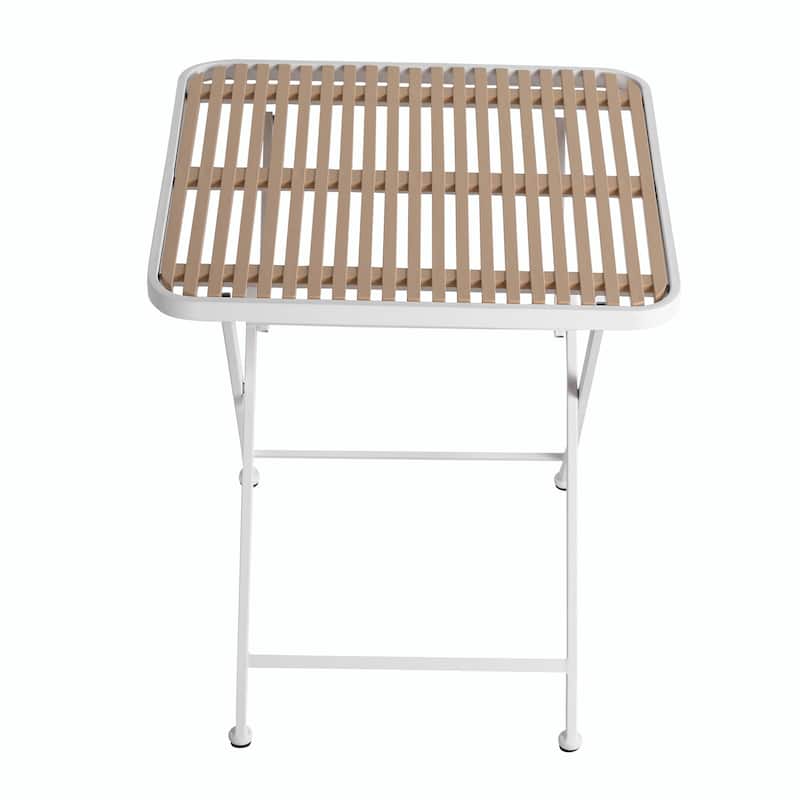 Folding Square Table - Indoor/Outdoor PP & Metal