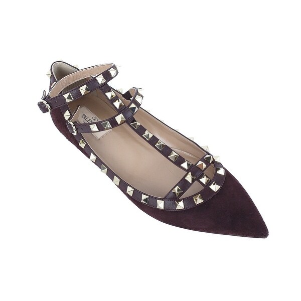 valentino suede flats