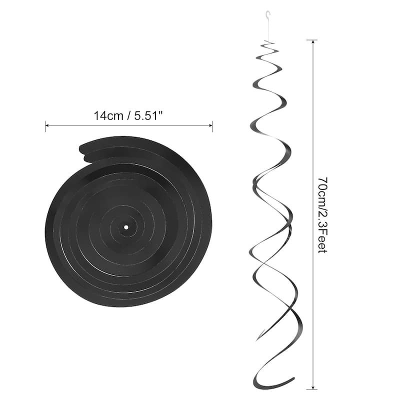 30 Pcs Gold Party Hanging Double Strip with Hang Tag String,Hook - Black