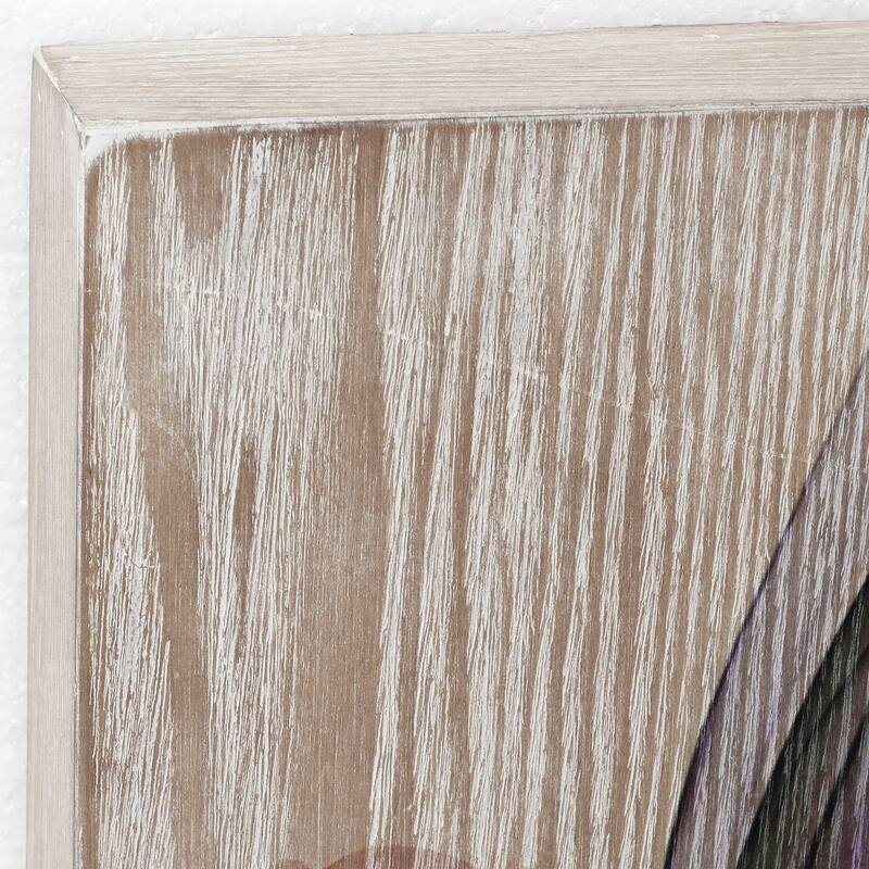 "Tulipscape" Fine Radiographic Photography Giclee Printed Directly on Hand Finished Ash Wood Wall Art