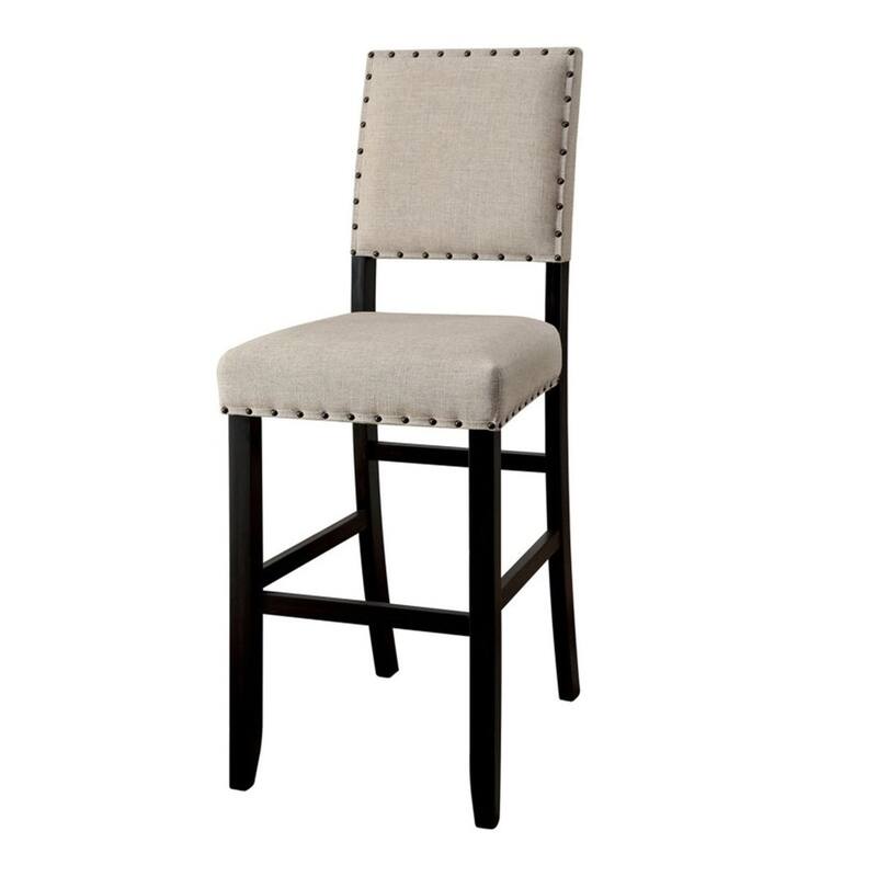 Sania II Rustic Counter Height Chair, Set Of 2 - 42.75 H x 19 W x 22.5 L Inches