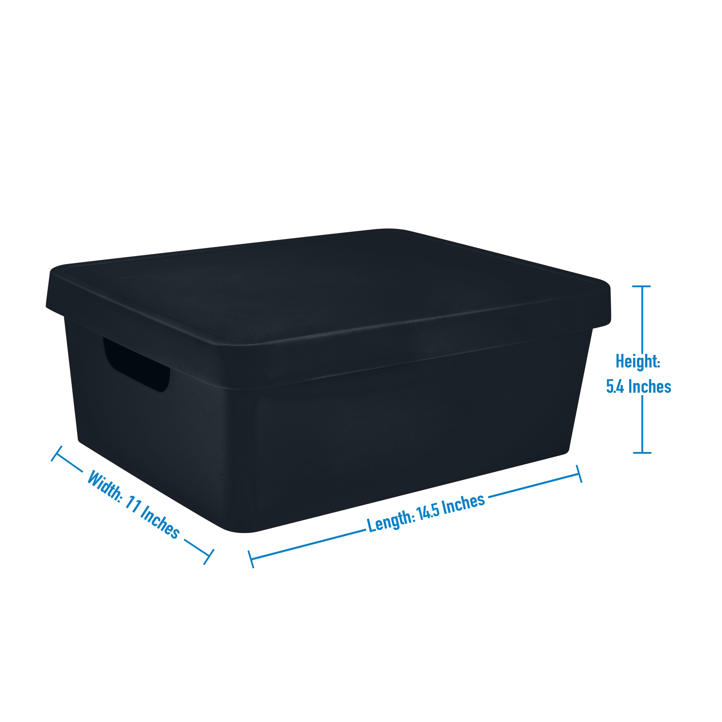 Simplify Medium Vinto Storage Box with Lid in Charcoal - On Sale - Bed Bath  & Beyond - 32064540