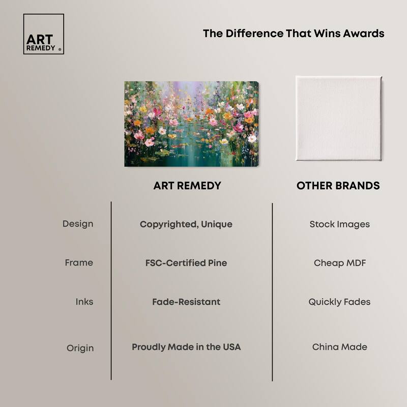 Picturesque Colors Canvas by Art Remedy, Gallery Wrapped