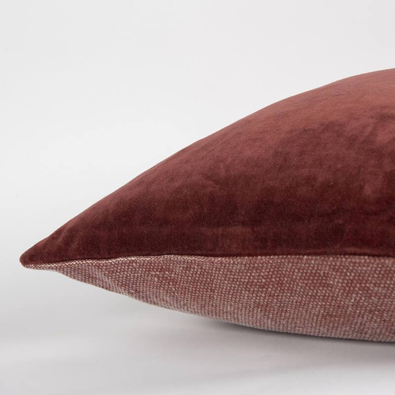 Solid Cotton Welted Pillow Cover