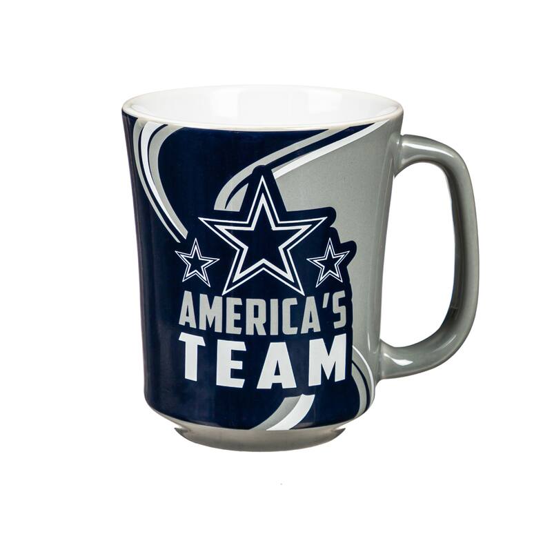 Dallas Cowboys, 14 oz Ceramic Coffee Mug w/ Gift Box