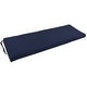 preview thumbnail 14 of 20, Twill Indoor Bench Cushion (48-, 51-, or 54-inches wide) 48" wide - Navy