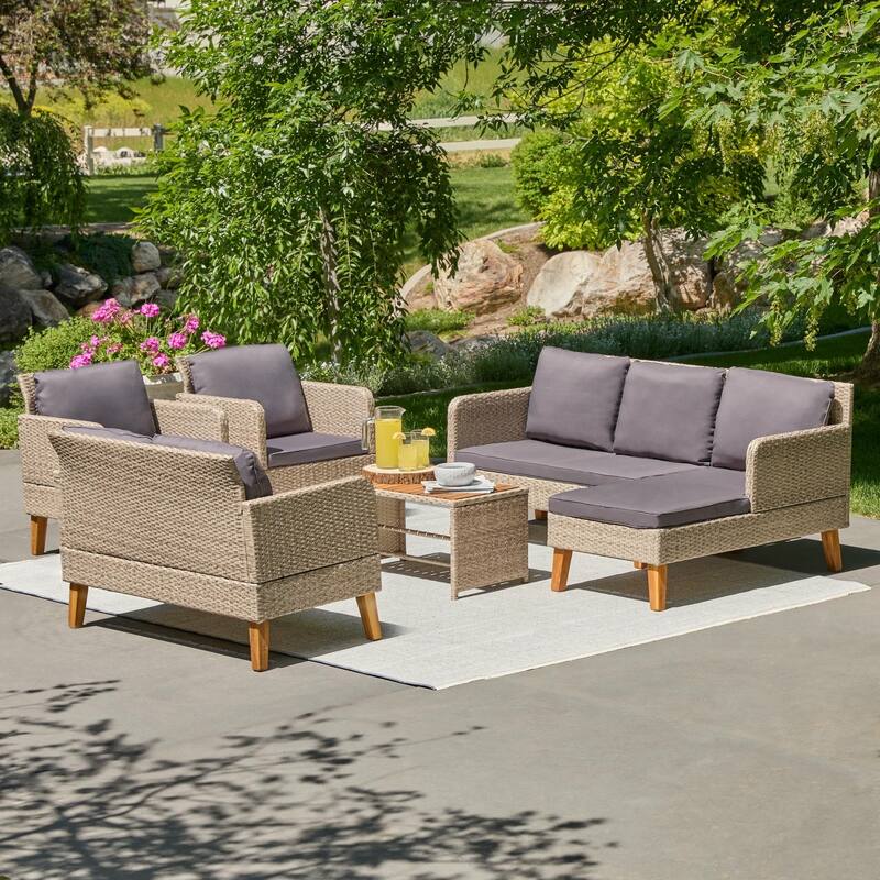 Brookside Chloe Rattan Outdoor Patio Furniture On Sale Bed Bath