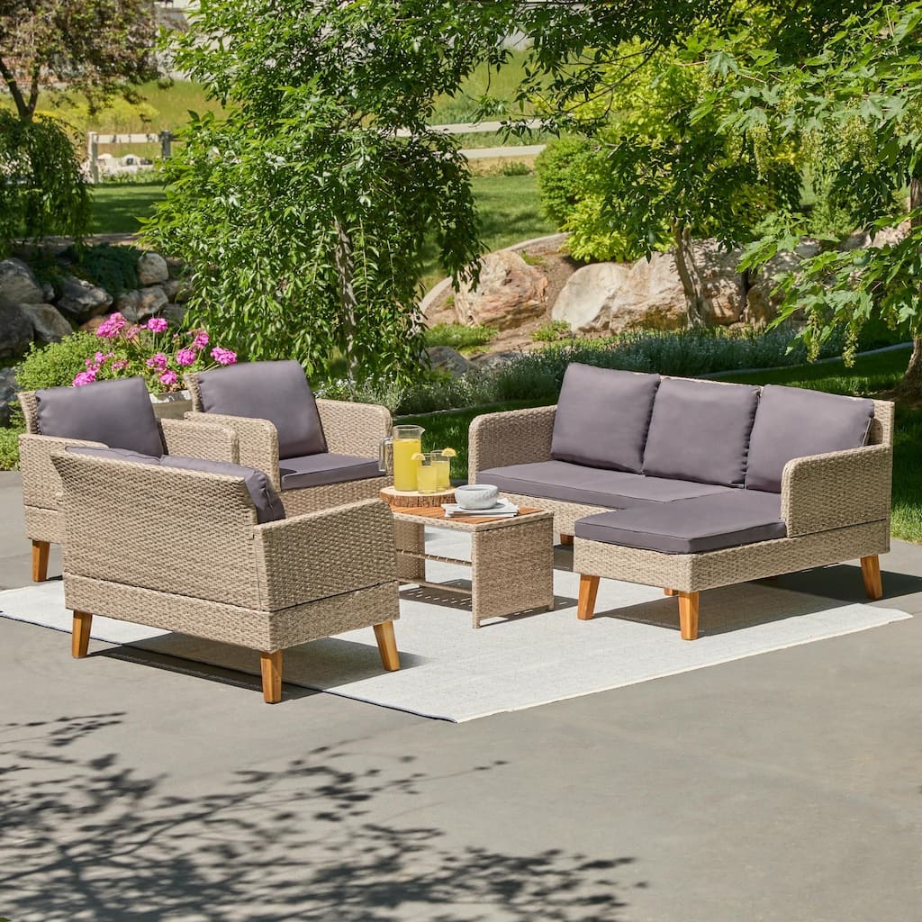 Brookside Chloe Rattan Outdoor Patio Furniture