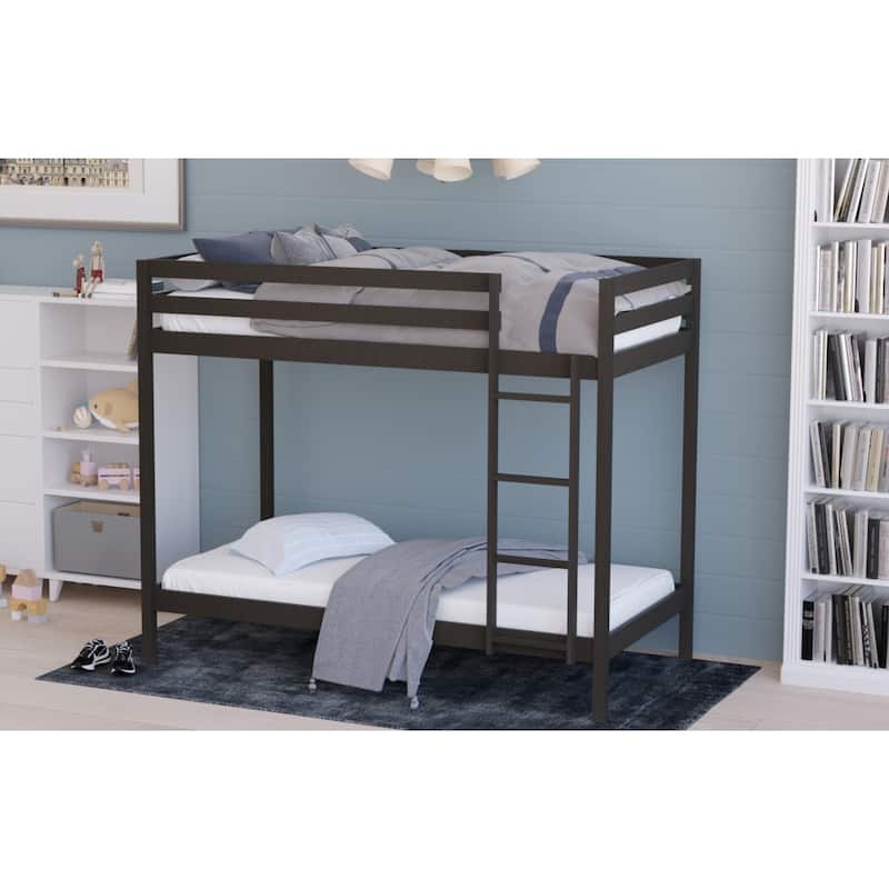 Castine Twin Over Twin Solid Wood Standard Bunk Bed