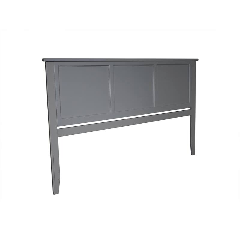 Wood Panel Headboard with Classic Detailing and USB Charger, Fits Standard Frames for a Timeless Bedroom Look
